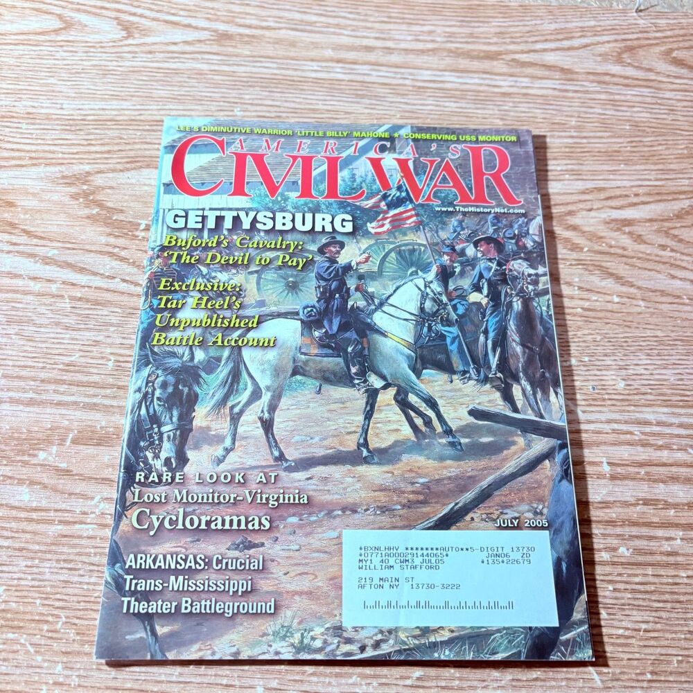 Americas Civil War Magazine 2005; Gufords Cavalry Tar Heels Battle Account